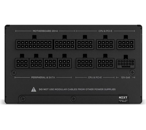 NZXT - C850 Gold ATX 3.X 850W (PA-8G2BB-EU) modularno napajanje crno _0