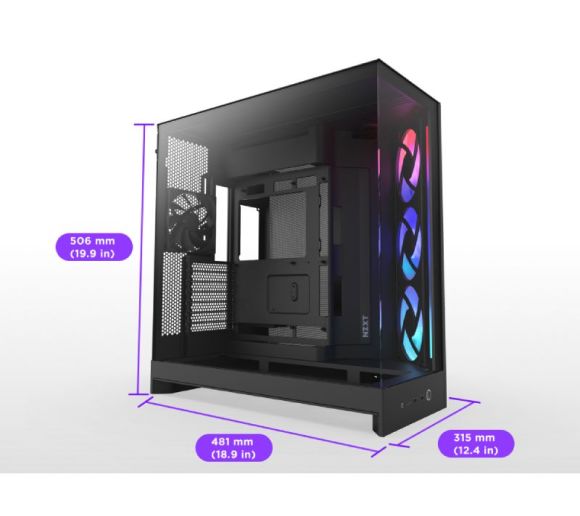NZXT - H9 Flow RGB Gaming kućište crno (CM-H92FB-R1) _2
