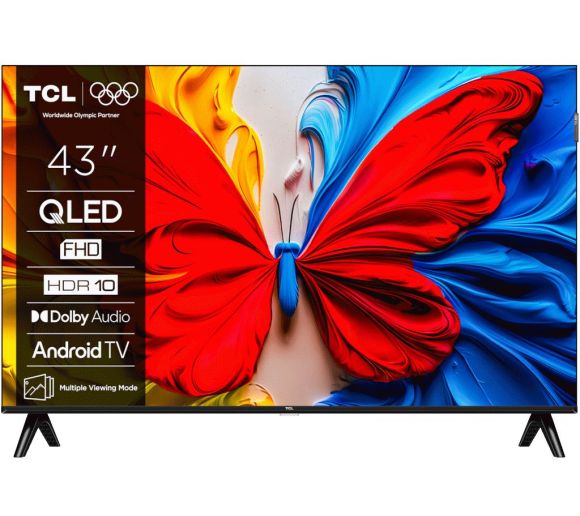 TCL - Televizor TCL 43S5K/QLED/43"/Full HD/60Hz/Android TV/crna_0