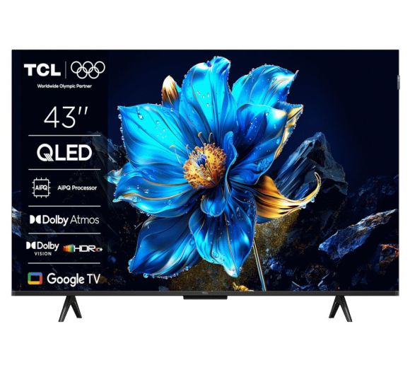 TCL - Televizor TCL 43P7K/QLED/43"/4K UHD/60Hz/Google TV/crna_0