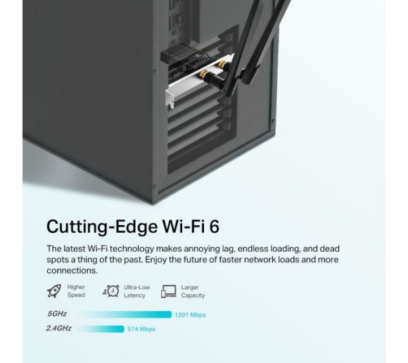 TP-Link - LAN MK PCI-E TP-Link Archer TX20E WiFi AX1800/Bluetooth 5.2_1