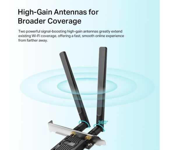 TP-Link - LAN MK PCI-E TP-Link Archer TX20E WiFi AX1800/Bluetooth 5.2_2