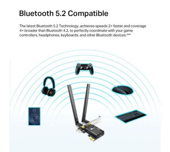 TP-Link - LAN MK PCI-E TP-Link Archer TX20E WiFi AX1800/Bluetooth 5.2_3