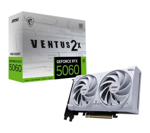 MSI - SVGA MSI RTX 5060 8GB Ventus White 2X OC GDDR7_0