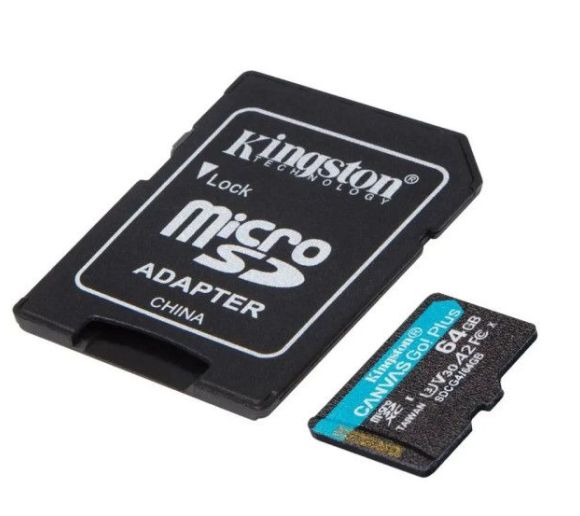 Kingston - Micro SD Kingston 64GB Canvas Go Plus SDCG4/64GB +adapter_1