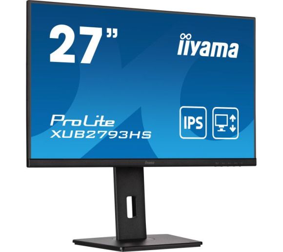 Monitor 27" Iiyama XUB2793HS-B7 IPS 1920x1080/100Hz/1ms/HDMI/DP/zvučnici/pivot_7