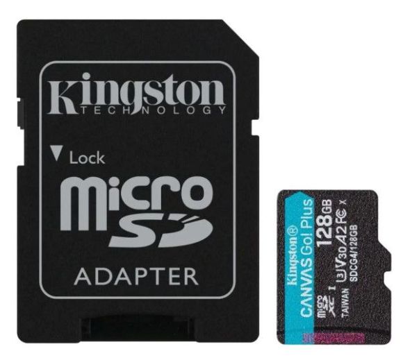 Kingston - Micro SD Kingston 128GB Canvas Go Plus U3 V30 A2, SDCG4/128GB_0