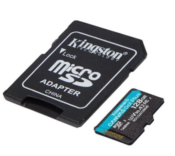 Kingston - Micro SD Kingston 128GB Canvas Go Plus U3 V30 A2, SDCG4/128GB_1