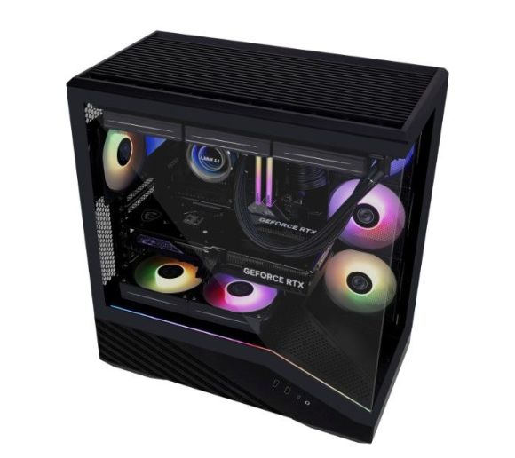 Kućište Lian Li Vector V100 Midi-Tower, ATX, RGB, Window, CRNO_1