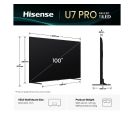 HISENSE - 100 inča 100U7Q PRO Mini-LED 4K UHD Smart TV _small_0