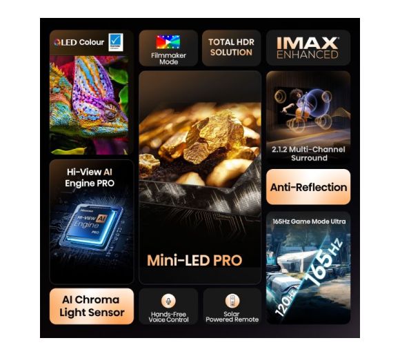 HISENSE - 100 inča 100U7Q PRO Mini-LED 4K UHD Smart TV _8