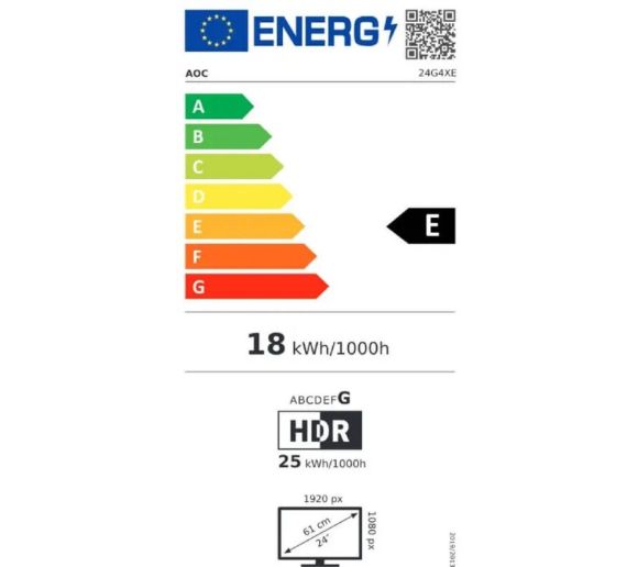 AOC - Monitor 23.8" AOC 24G4XE IPS 1920x1080/180Hz/0,5ms/2xHDMI/DP/Tilt/zvučnici/Vesa_1