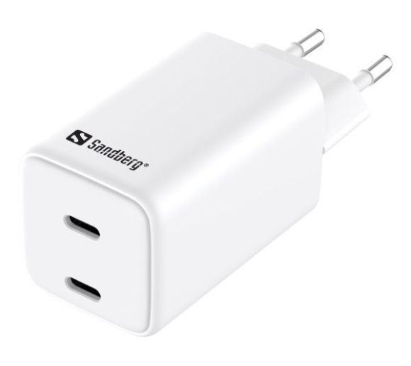 USB kućni punjač Sandberg 441-56 Dual USB-C PD 65W_0