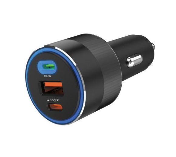 USB auto punjač Sandberg 3in1 USB/USB-C 130W 441-49_2