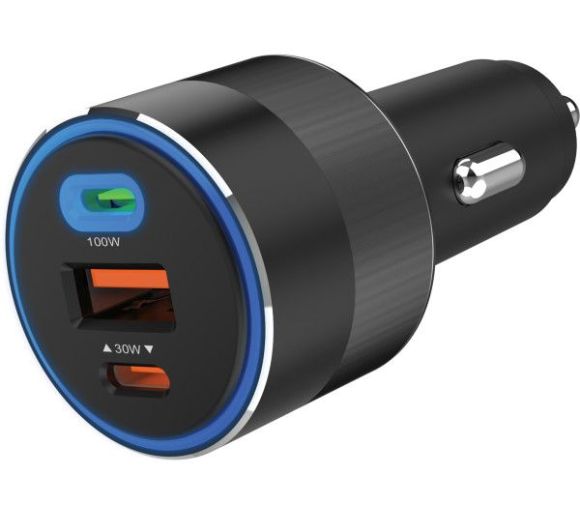 USB auto punjač Sandberg 3in1 USB/USB-C 130W 441-49_5