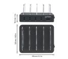 Manhattan - USB punjač 4-port Manhattan 102261 5V/2.4V/34W/držač za telefon Crni_small_2