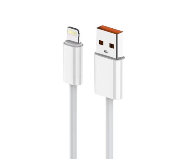 Data kabl Pluginn fast 25W USB na lightning beli 1m_0