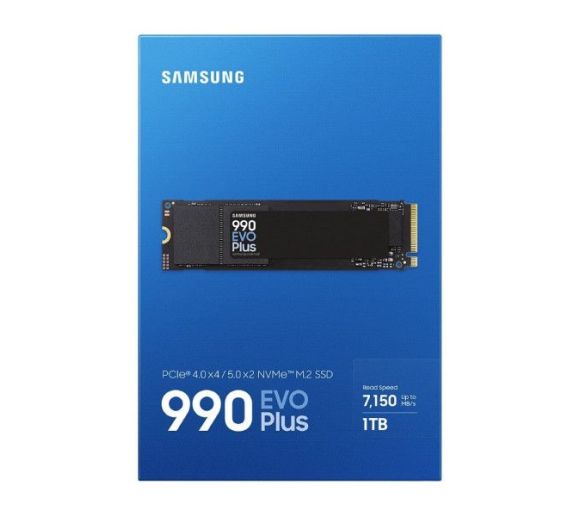 Samsung - SSD M.2 NVMe 1TB Samsung 990 EVO Plus 7150/6300MB/s MZ-V9S1T0BW_1