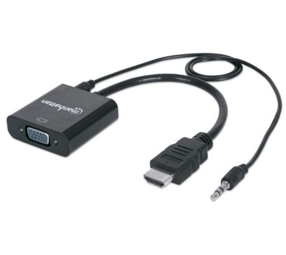 Manhattan - Adapter Manhattan 151559 HDMI/M - VGA/F + Audio_0