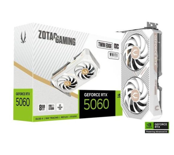 SVGA Zotac RTX 5060 Twin Edge OC 8GB GDDR7 White Edition, ZT-B50600Q-10M_1