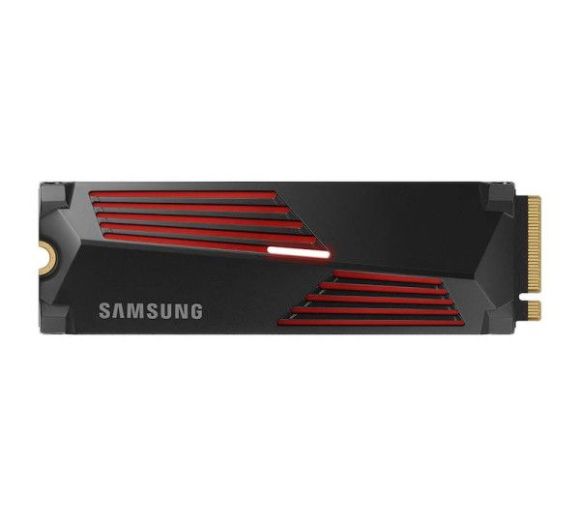 Samsung - SSD M.2 NVMe 1TB Samsung 990 PRO, 7450/6900MBs MZ-V9P1T0CW w/Heatsink_0
