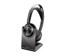 HP Poly Voyager Focus 2 Microsoft Teams Certified USB-C-C Headset +USB-C/A Adapter +Charging Stand_small_0