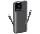 REMAX  RPP-657 -  2.4A Cabled Fast Charging Power Bank 10000mAh(black)_small_0