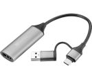 Adapter HDMI capture na USB-C/A Sandberg 136-70_small_0