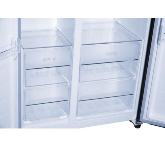 SBS frižider HEINNER HSBS-H442NFBKE++  442l/NoFrost/90x177/Inverter/crni_2