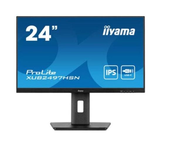 Monitor 23.8" Iiyama XUB2497HSN-B2 IPS 1920X1080/100Hz/1ms/HDMI/DP/USB-C/zvučnik_0