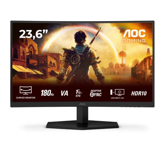 AOC - 23.6 inča C24G42E FHD 1920x1080 VA 180 Hz zakrivljeni gaming monitor _0