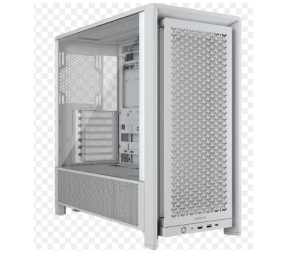 Corsair - Kućište CORSAIR FRAME 4000D Mid-Tower/ATX/staklo/bez napajanj/bela/CC-9011291-WW_0