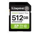 Kingston - SD Card 512GB, Canvas Select Plus, SDHC Class10 UHS-1 U3 V30, up to 150MB/s read_small_0