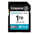 Kingston - SD Card 1TB, Canvas Go! Plus, SDXC Class10 UHS-1 U3 V30, Read up to 200MB/s, Write up to 160MB/s, for 4K and FullHD video recording_small_0