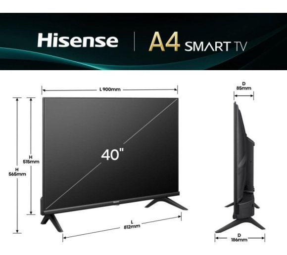 HISENSE - 40 inča 40A4Q FHD Smart TV _2