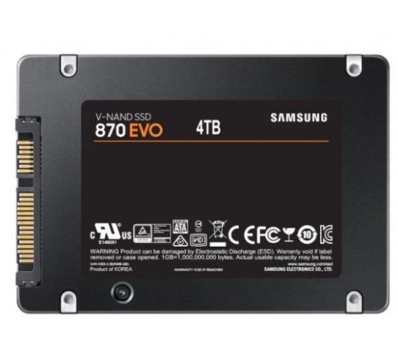 Samsung - SSD 2.5" SATA 4TB Samsung 870 EVO 560/530MBs, MZ-77E4T0B/EU_0