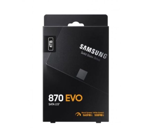 Samsung - SSD 2.5" SATA 4TB Samsung 870 EVO 560/530MBs, MZ-77E4T0B/EU_1