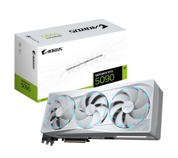 Gigabyte - AORUS GeForce RTX 5090 STEALTH ICE 32GB_0