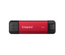 Kingston - Portable SSD 1TB, SPSD, USB 3.2 Gen.2 Type-A/Type-C, Read up to 1,050MB/s, Write up to 950 MB/s, Red_small_0