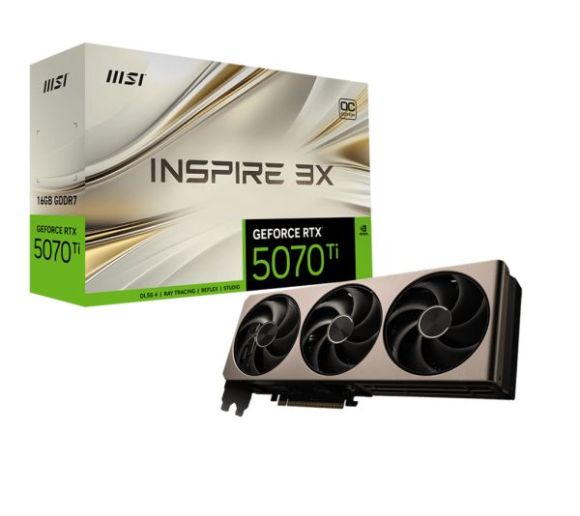 MSI - SVGA MSI RTX5070Ti Inspire 3X OC 16GB GDDR7_0