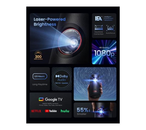 Nebula Capsule 3 Full HD Android TV projektor _0