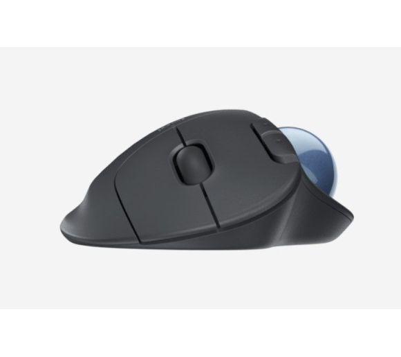 Logitech - Logitech Ergo M575s Wireless Trackball Mouse, Graphite Blue Ball_0