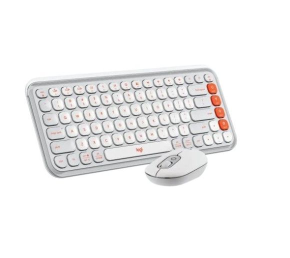 Logitech - Logitech POP Icon Combo - Off-White, US_0