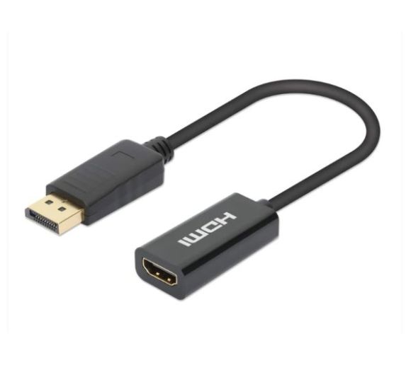 Manhattan - Adapter Manhattan 153713 Displayport - HDMI M/F 4K/60Hz_0