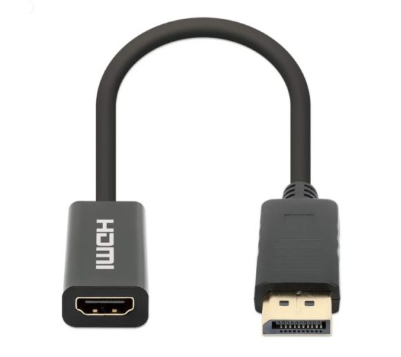 Manhattan - Adapter Manhattan 153713 Displayport - HDMI M/F 4K/60Hz_1