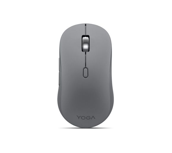 Lenovo - Lenovo Yoga Bluetooth Silent Mouse (Luna Grey), DPI switch 1600-2400-4000, IR optical sensor, Full size, Triple Bluetooth 5.3, 8 buttons, AA up to 36 months_0
