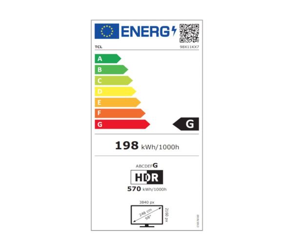 TCL - Televizor TCL 98X11K/MiniLED/98"/4K/144Hz/Google TV/Bang&Olufsen/crna_2