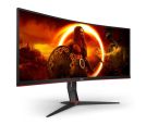 AOC - 34 inča CU34G2XP/BK UWQHD 3440x1440 Fast VA 180 Hz zakrivljeni gaming monitor _small_2