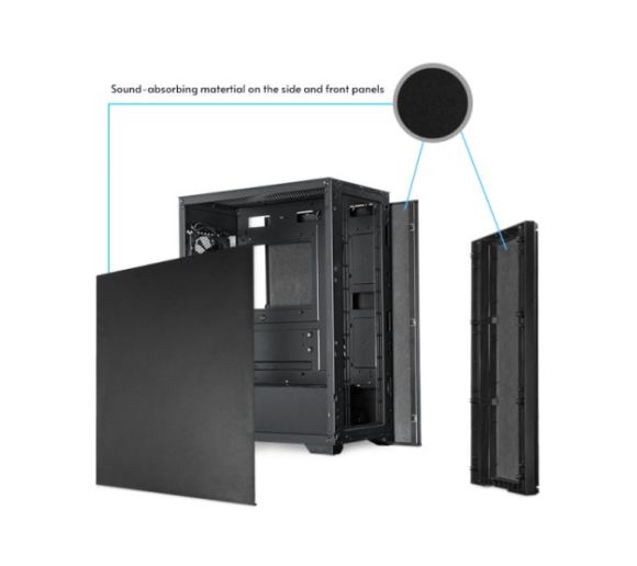 Chieftec - Kuciste Chieftec Pro Midi Q Crni, noise insulated 1x120mm AS-02B-OP_2