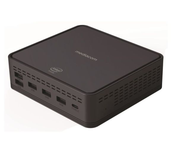 MEDIACOM - MP103 Mini PC Intel Celeron N4020 1.1GHz (2.8GHz) 4GB 128GB Win11Home _5